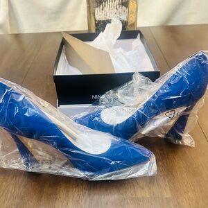 Nine West Women's Vibrant Blue Heels